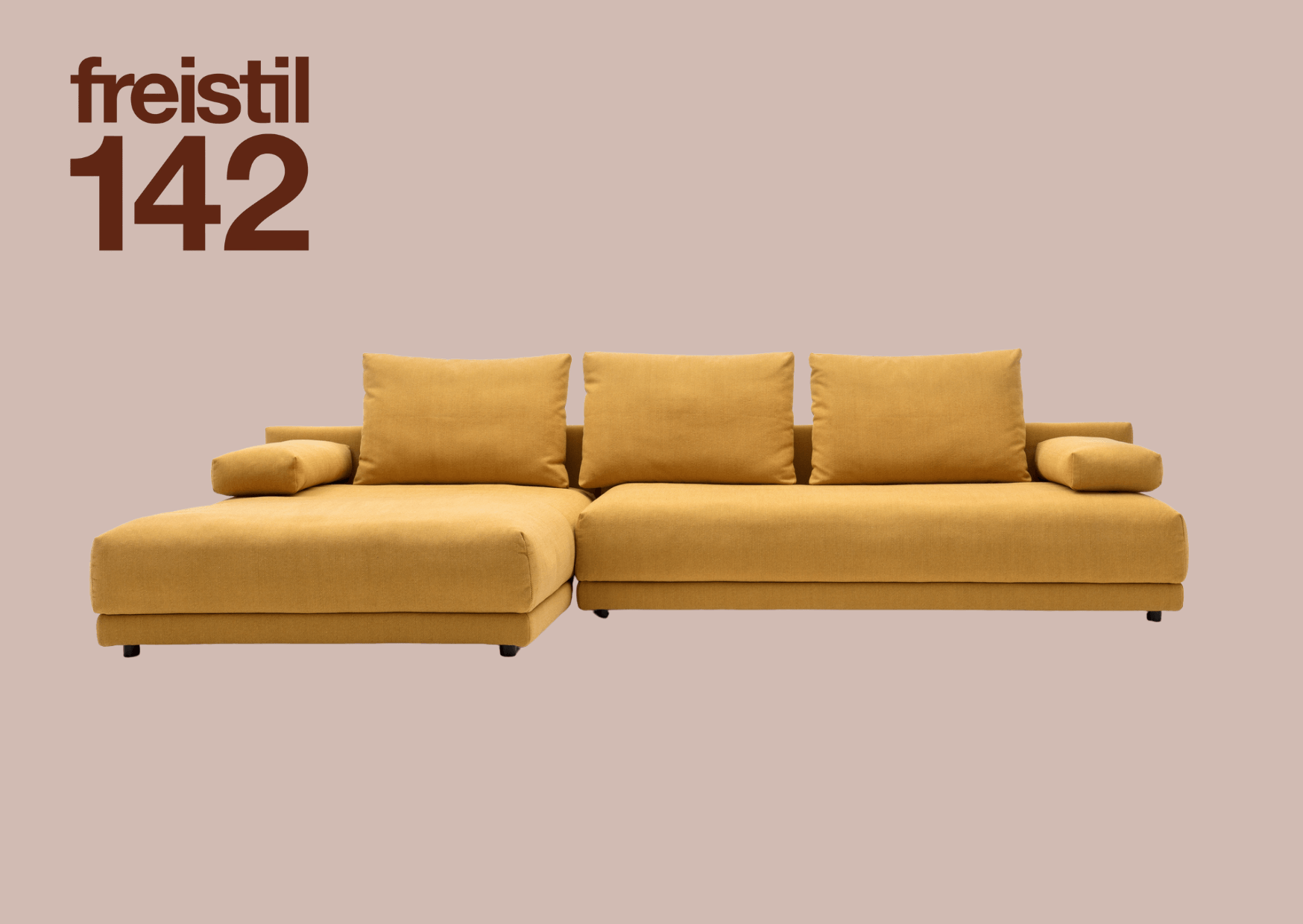 gelbe Couch aus freistil Kollektion 142